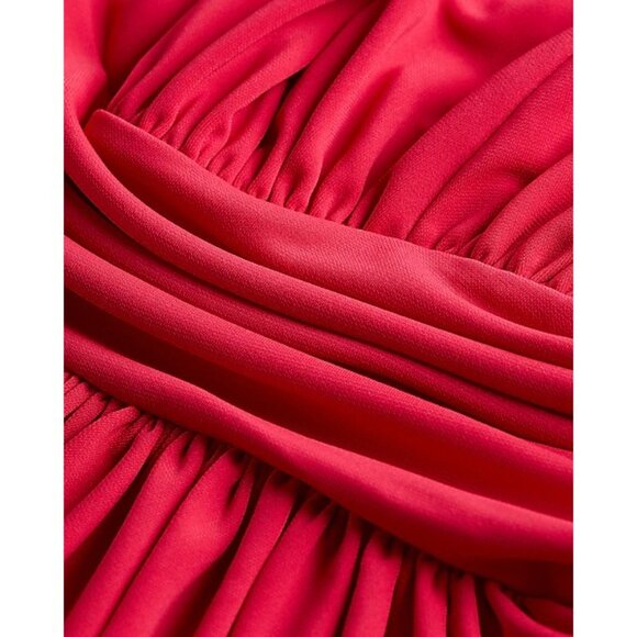 Express V-Neck Strong Shoulder Mini Dress XS - Picture 5 of 7